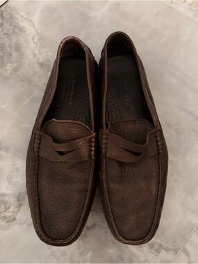To Boot Brown Leather Penny Loafers